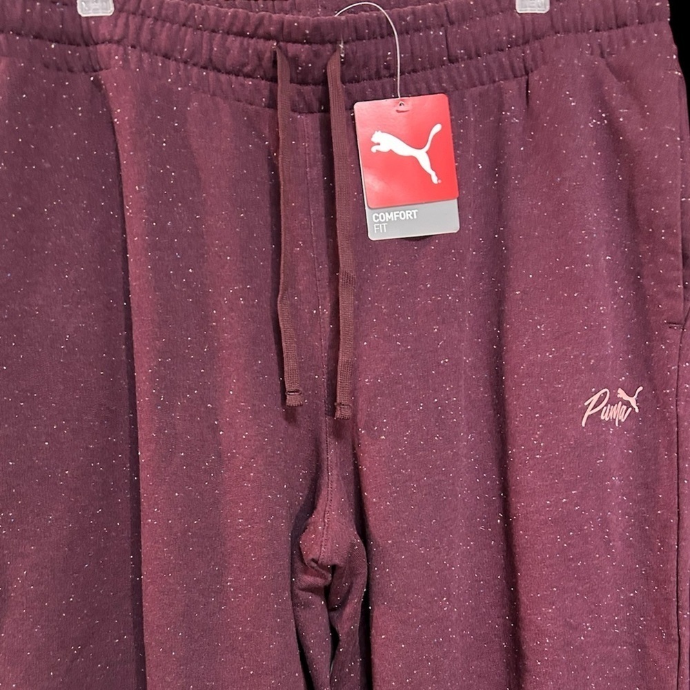 Puma Men's Maroon Joggers, NWT, Size XL - Picture 5 of 5